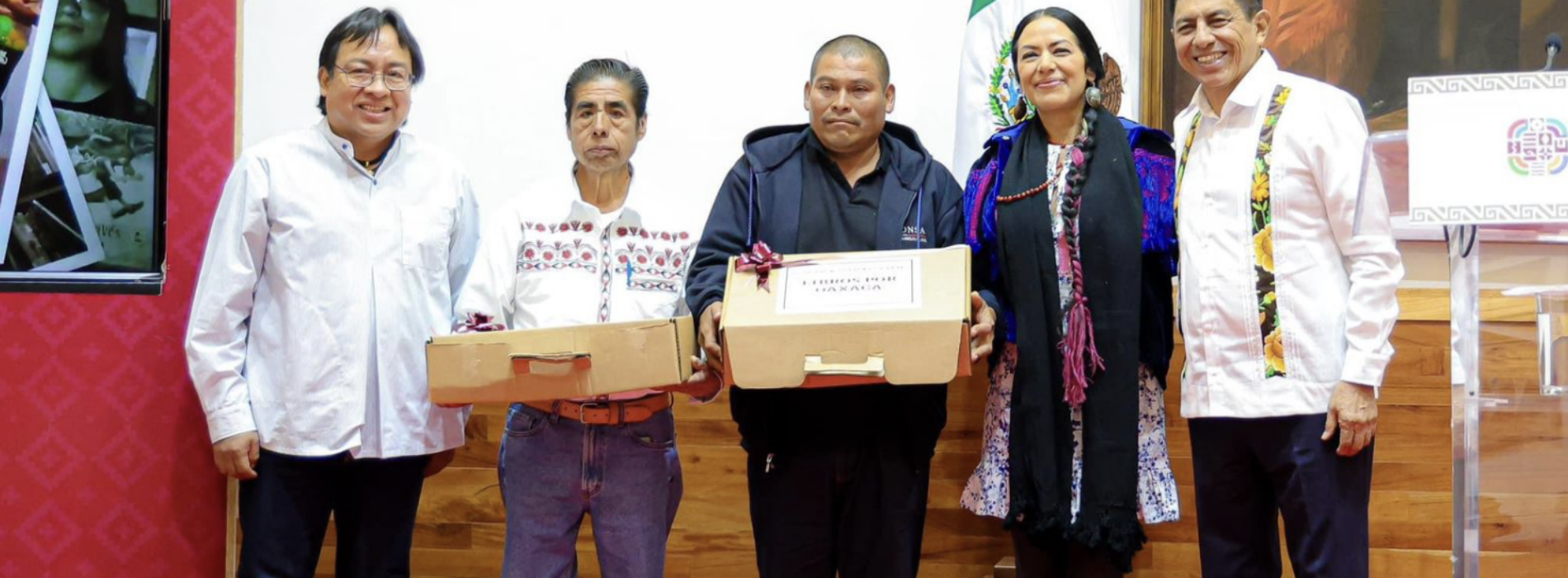 Entregan “Libros por Oaxaca” a bibliotecas escolares y comunitarias